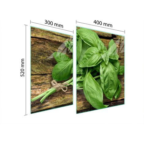 PIASTRA PROTETTIVA IN VETRO PER STUFA 70x52 BASIL (1/5)