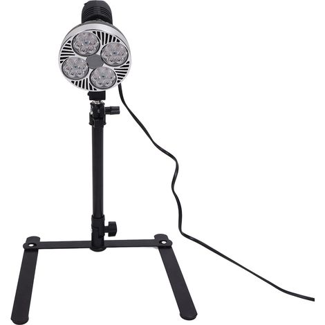 Lampe de thérapie infrarouge avec support réglable, soulagement de la douleur, favorise le sommeil, appareil de physiothérapie à lumière rouge, prise 110-240 V. (1/5)
