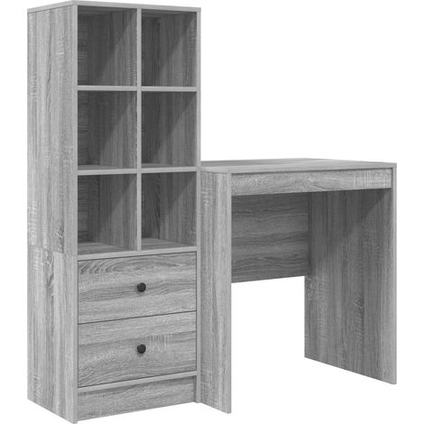 Maison Exclusive - Schreibtisch mit Schubladen mit Regal 2 pcs Gr