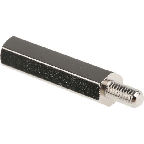 Entretoise filetée RS PRO, longueur 30mm, Mâle / Femelle, M4 x M4 ( Prix pour Sachet de 50 ) (1/3)