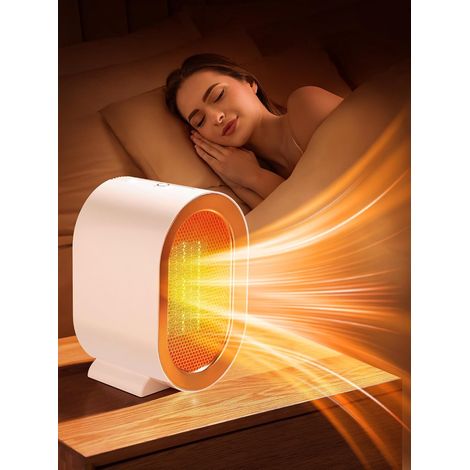 LaBlanc - Calefactor eléctrico silencioso de 2 segundos, con 2 modos de funcionamiento, mini calefactor portátil para espacios pequeños. (1/5)