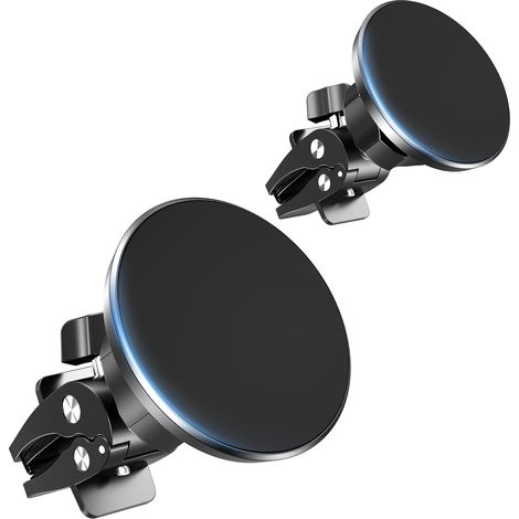 2er-Pack magnetische Auto-Handyhalterung, 360-Grad-Drehung fürs Auto, Auto-Handymagnet, magnetische Auto-Handyhalterung, kompatibel mit Mag-Safe und iPhone 16, 15, 14, 13, 12 (1/5)