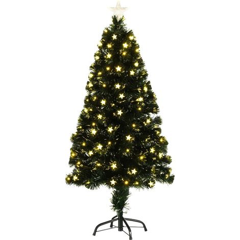 Luca Lighting Sapin de Noël artificiel Blanc chaud H120xl55xL55cm (1/5)