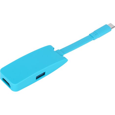 Adaptateur hub 4K USB-C vers HDMI 3 en 1, câble de projection, station d'accueil multifonction (1/5)