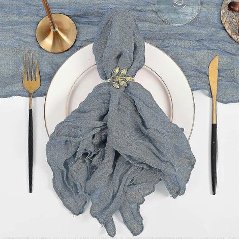 Serviette de table bohème à franges – Couleur unie – Lavable en machine – Idéale pour un mariage ou une fête champêtre (1/5)