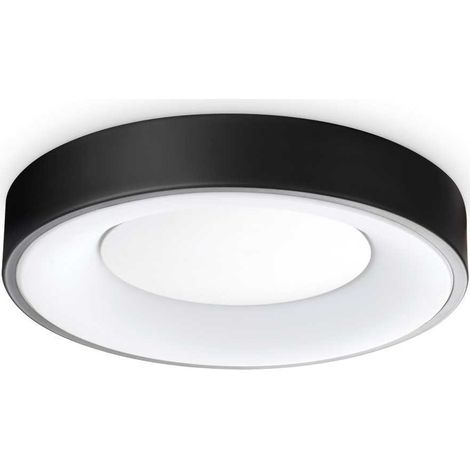 Ideal Lux PLANET Semi-Plafonnier LED Intégré Noir 1550Lm 3000K