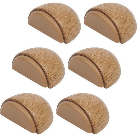 Lot de 6 blocs-portes - auto-adhésif pour portes en bois bouchons pour Floorin (1/5)