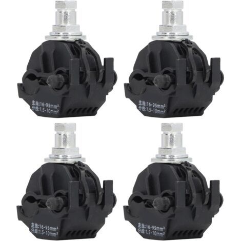 BUNTHAUS Isolations-Piercing-Stecker, 4 Stück, No-Peal-Piercing-Zange, Hoch-Niederspannungs-Kabelverteiler ohne Isolationsunterbrechung, 1KV-Piercing-Zange (JJC-2) (1/5)