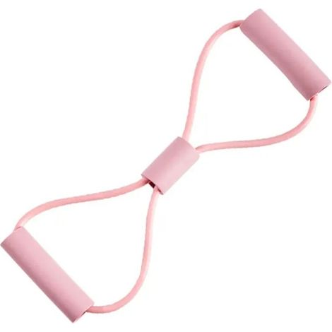 Fascia elastica di resistenza per lo sport Line 8 - Fascia elastica per il torace - Tubo elastico per il fitness - Dilatatore per yoga (rosa) (1/4)
