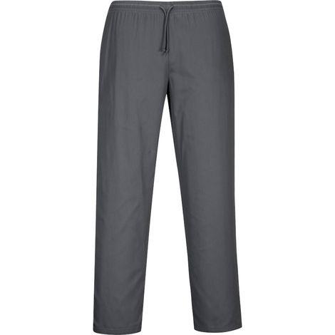 Portwest Kochhose mit Kordelzug für Herren Grau 2XL
