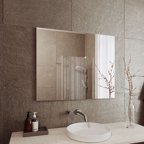 Espejo de baño Viola, Blanco, 80 x 65 cm, Vicco