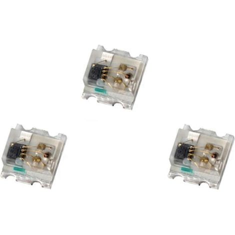 Packung mit 100 adressierbaren RGB-LEDs WS2812 2020, Mini-5V-DC-SMD-Chip, hochdichter adressierbarer digitaler Streifen für DIY-Projekte und dekorative Beleuchtung, mehrfarbige RGB-Farbe, ultrakompakt (1/5)
