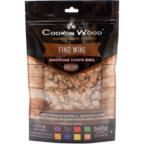 Cook In Wood - Virutas de Ahumado de Barrica de Roble de Vino Fino - 360g (1/2)