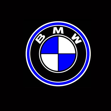 Éclairage d'entrée pour BMW Série 3, Série 5, Série 7, X3/X5/X6/X7, éclairage de porte à projection, éclairage d'entrée BMW, style 1 (1/5)