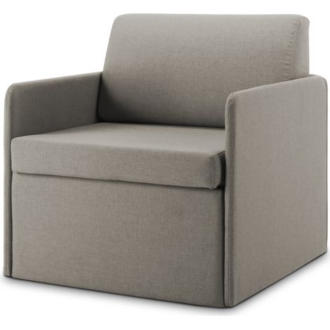 Dag Schlafsessel aus wasserfestem Stoff T13 78 cm graubeige