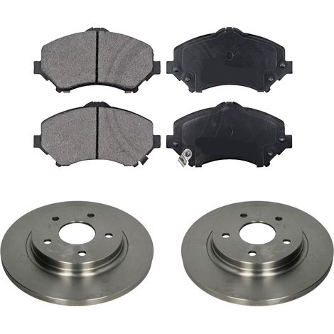 KIT FRENI POSTERIORI compatibile con FIAT FREEMONT (345) - DISCHI + PASTIGLIE OEM: FDB4196, FDB4778 / 17994 , 18419 /SOSTITUZIONE DIRETTA/BASSA POLVERE/SILENZIOSO