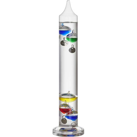 [NEUWERTIG] B-Ware Tfa Thermometer Flüssigkeitsthermometer Galileo Galilei Glas Innentemperatur