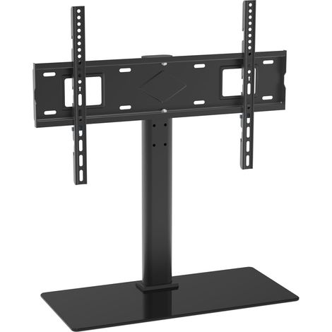Support sur Pied Universel Pivotant pour TV de 32 à 75'' (Soit 80 à 190 cm) LCD/LED/Plasma Hauteur Réglable sur 3 Niveaux avec Base en Verre Trempé - Max. 45kg Max VESA 600x400 mm (1/3)
