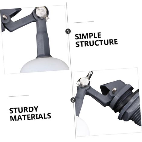 2 válvulas de flotador micro para llenado de piscina, válvula de control de flotador para acuario, válvula de flotador para llenado de piscina (1/4)
