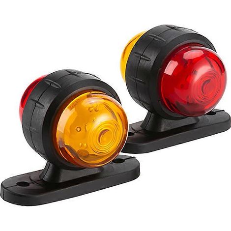 Lot de 2 feux indicateurs de contour 1224 V pour voiture, remorque, camion ou camping-car (1/5)