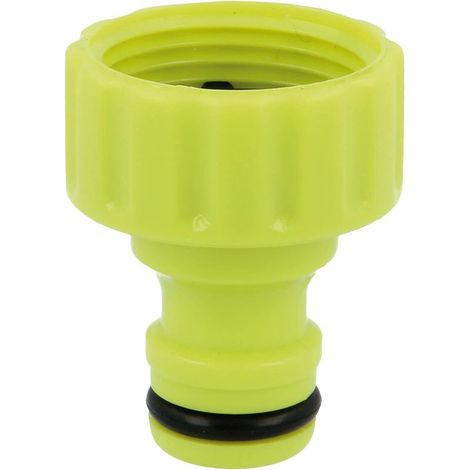 Adaptateur Pour Raccord De Robinet À Tuyau 3/4" Raccord Rapide Et Facile Pour Tuyaux D'Eau De Jardin Plastique Abs Vert Pistache (1/5)