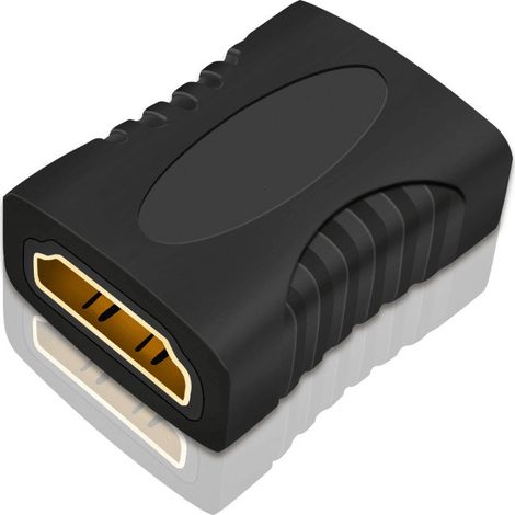 Empalme HDMI hembra  Negro (1/5)