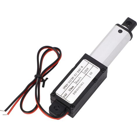 Actionneur linéaire électrique, course de 30 mm, vitesse de 4 mm/s, force de 150 N, IPX4, pour équipements médicaux et industriels, 24 V (1/5)