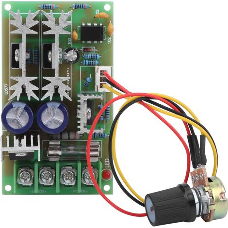 Module de contrôle de vitesse du moteur, carte d'entraînement haute puissance PWM 20A DC10-60V