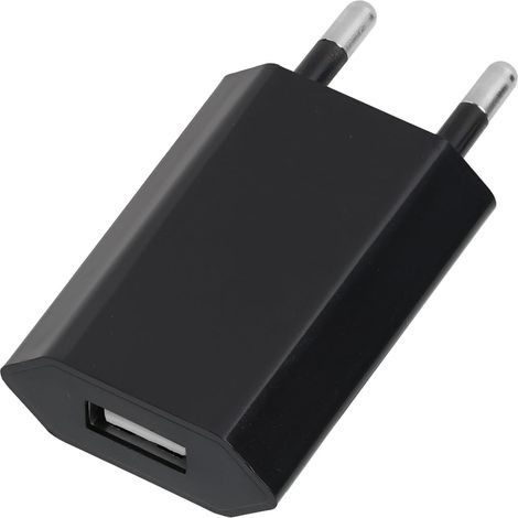 Chargeur USB Universel 5V/1A - Adaptateur Secteur Compact pour Phone, Pad, Smartwatch, Tablette et Écouteurs - Prise Electrique USB Fiable et Sécurisée - Compatible avec Tous Appareils 5V - 1 Pièce