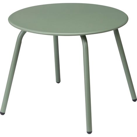 Gartentisch progarden rondo Stahl 50 cm Durchmesser 40 cm Höhe (1/3)