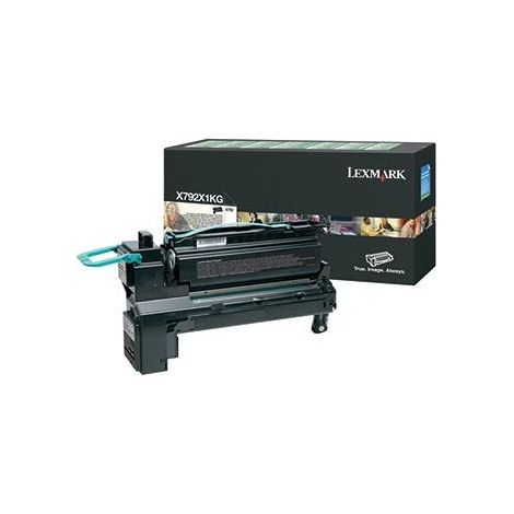 Lexmark Tonerkartusche X792 serie, black, X792X1KG, 20000K, Return (X792X1KG)