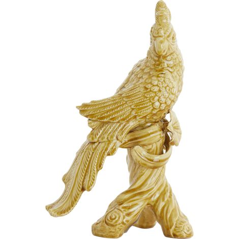 Ornamento Light & Living UCCELLO in ceramica giallo ocra –