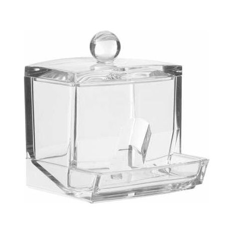 Dispenser per cotton fioc trasparente selena - 5five (1/5)