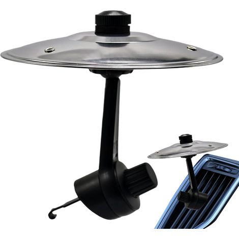 Platillos de choque para ventilación de coche, platillos de choque para coche, clips para ventilación de coche con platillos de dedo, para amantes de la música, hace que su conducción sea más divertid
