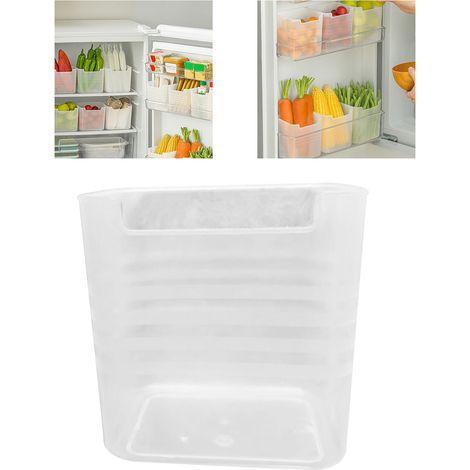 [Boîte de rangement porte réfrigérateur] [Organisation multifonction] [Plastique alimentaire grande capacité] (1/5)