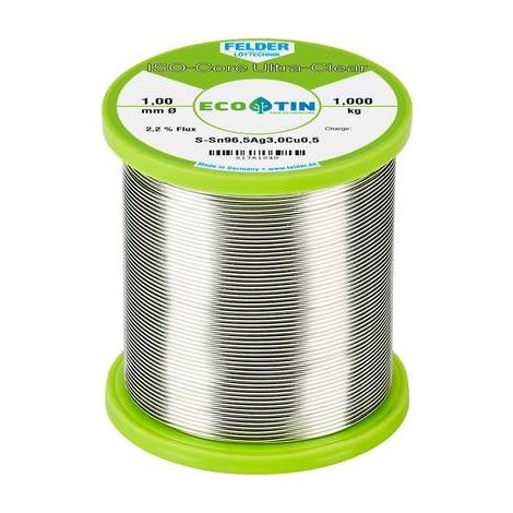 Felder Bobina de Hilo de Soldadura 1 mm Sin Plomo 1 kg