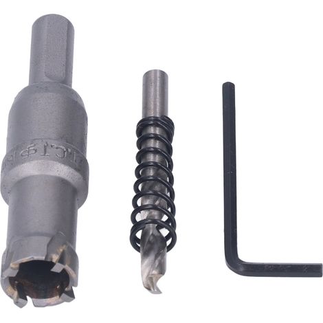 Scie cloche à dents en carbure de tungstène, ouvre-trou de qualité industrielle, foret TCT métal épais 18mm