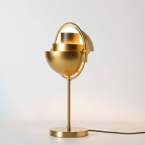 Lámpara De Mesa De Diseño "MONROE" - E27 - Dorado