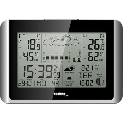 Technoline WS 6767 - Stazione meteo wireless con fino a 3 trasmettitori esterni (1/2)