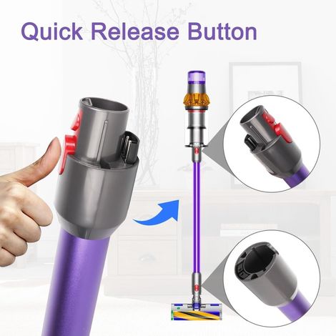 Tube télescopique réglable pour aspirateurs sans fil Dyson V7, V8, V10, V11, SV10, SV11 (1/5)