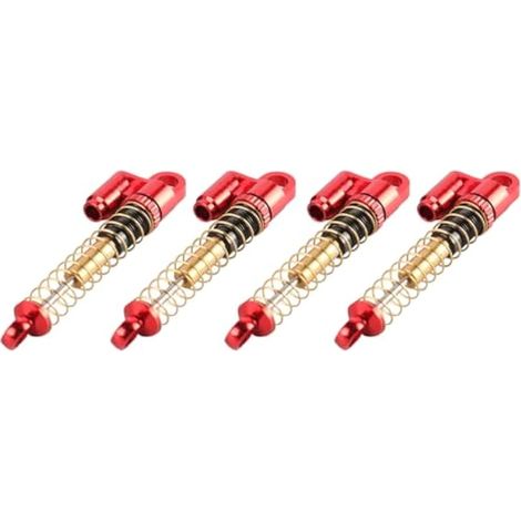 Ensemble d'amortisseurs de Voiture RC 43 mm Amortisseur réglable pour 1/24 Axial SCX24 AXI90081 Pêne Dormant RC Mises à Niveau de Voiture sur chenilles (1/5)