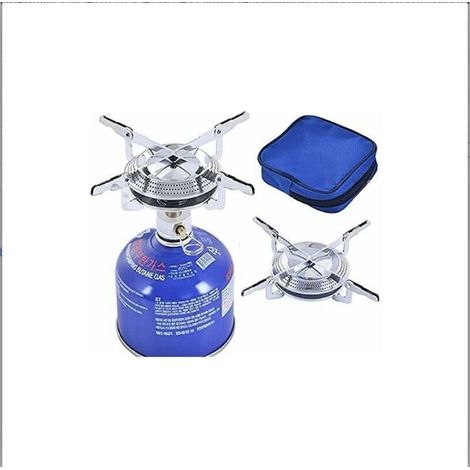 Réchaud À Gaz - Portable Camping Cuisinière Extérieure Compatible Réservoirs Gaz Standard - Pour Randonnée Festival Barbecue - 1 Pièce (1/5)