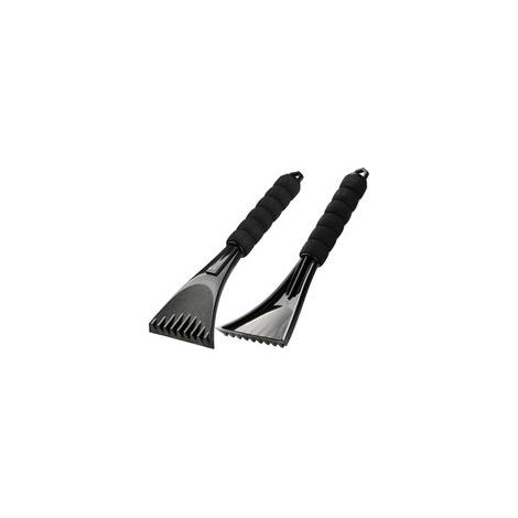 Grattoir Pare Brise Voiture 2 en 1 Raclette Voiture Givre avec Poignée Antidérapante Grattoir Voiture Givre Outil de Dégel et de Déneigement pour Pare-Brise et Fenêtre