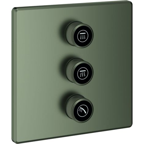 3-fach UP-Ventil Grohtherm Smart Control 29127 eckig FMS satin graphite (1/3)