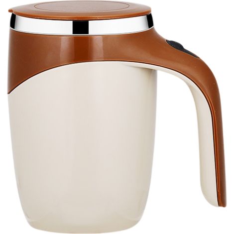 1 Mug à café, Acier inoxydable 304, Rotation automatique, Mélange magnétique, Usage quotidien (1/5)