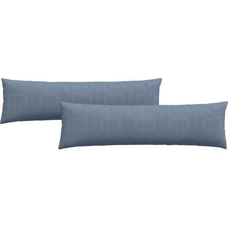 Maison Exclusive - Sofakissen 2 Stück Blau 145 x 40 cm Cordstoff