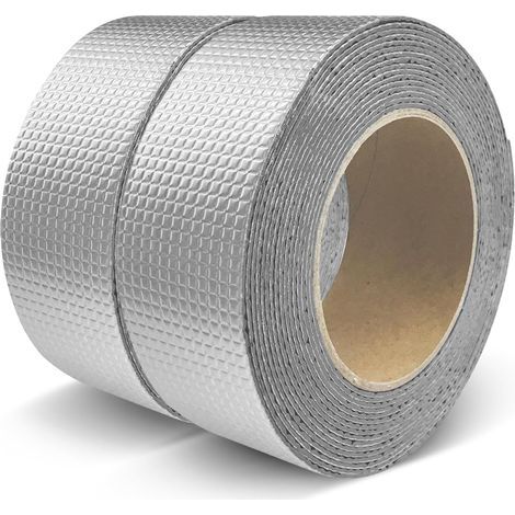Ruban butyle d'étanchéité 50mm x 5m – Aluminium hydrofuge pour toitures – Résistant à l'humidité et aux produits chimiques (1/5)