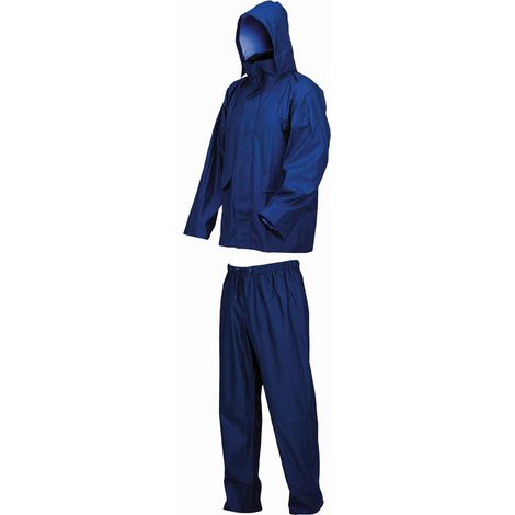 1PZ COMPLETO IMPERMEABILE LLUVIA TAGLIA M BLU (1/2)