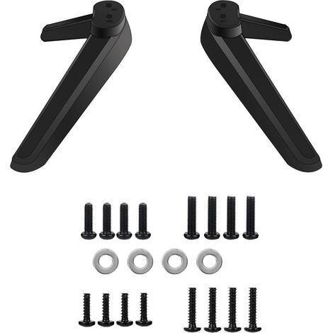 Pieds de support TV avec jeu de vis pour la plupart des écrans plats LED/plasma (entraxe des trous de 17 mm à 20 mm) (1/5)