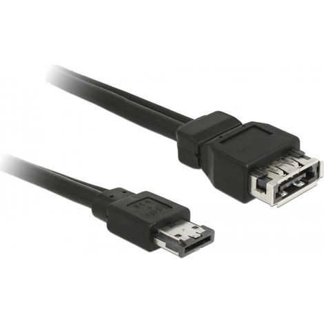Delock power over esata 5v extension cable male-female 1m